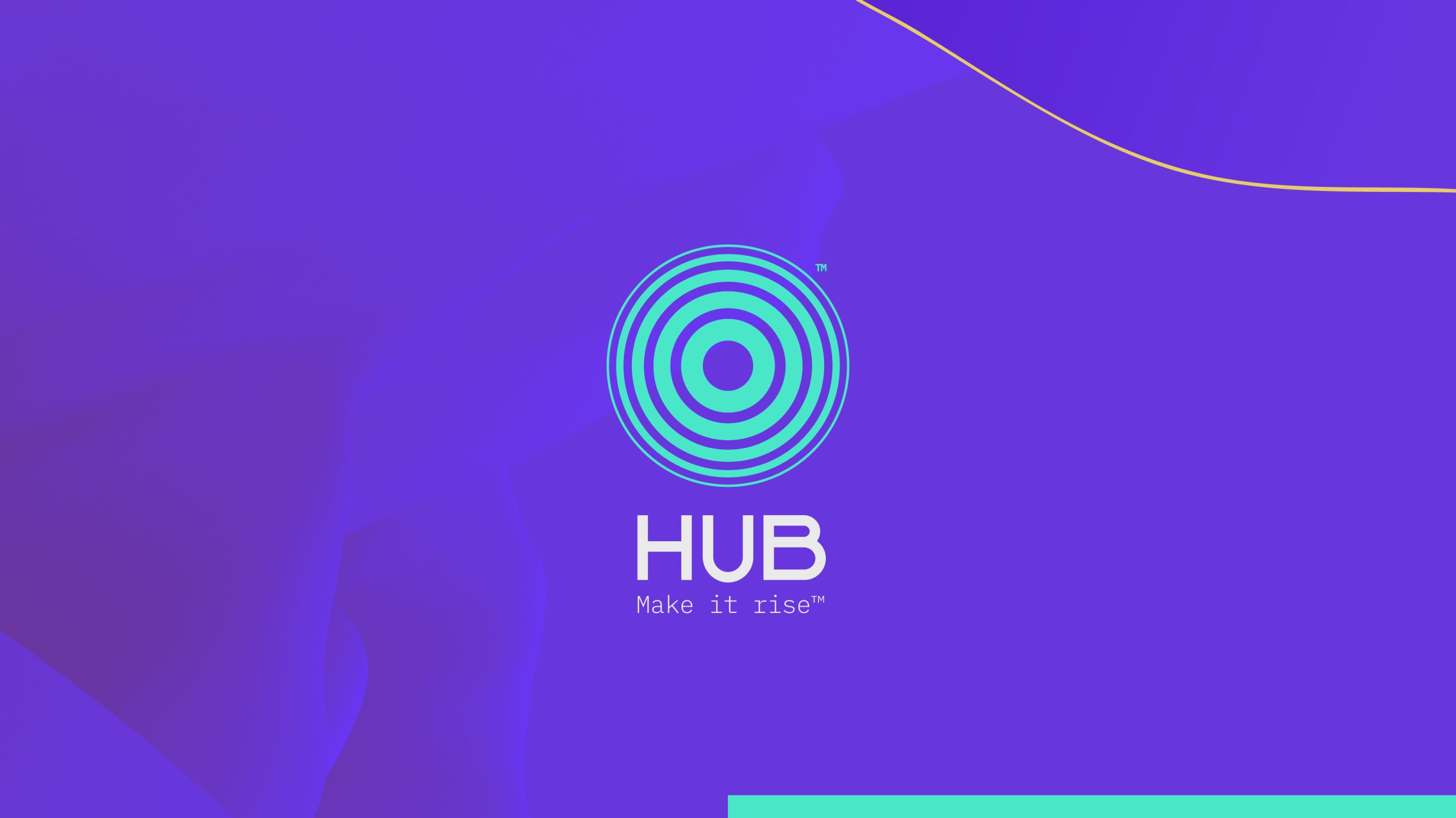 Hub ICOs Real Estate Crypto Company Identity Logo Design Branding