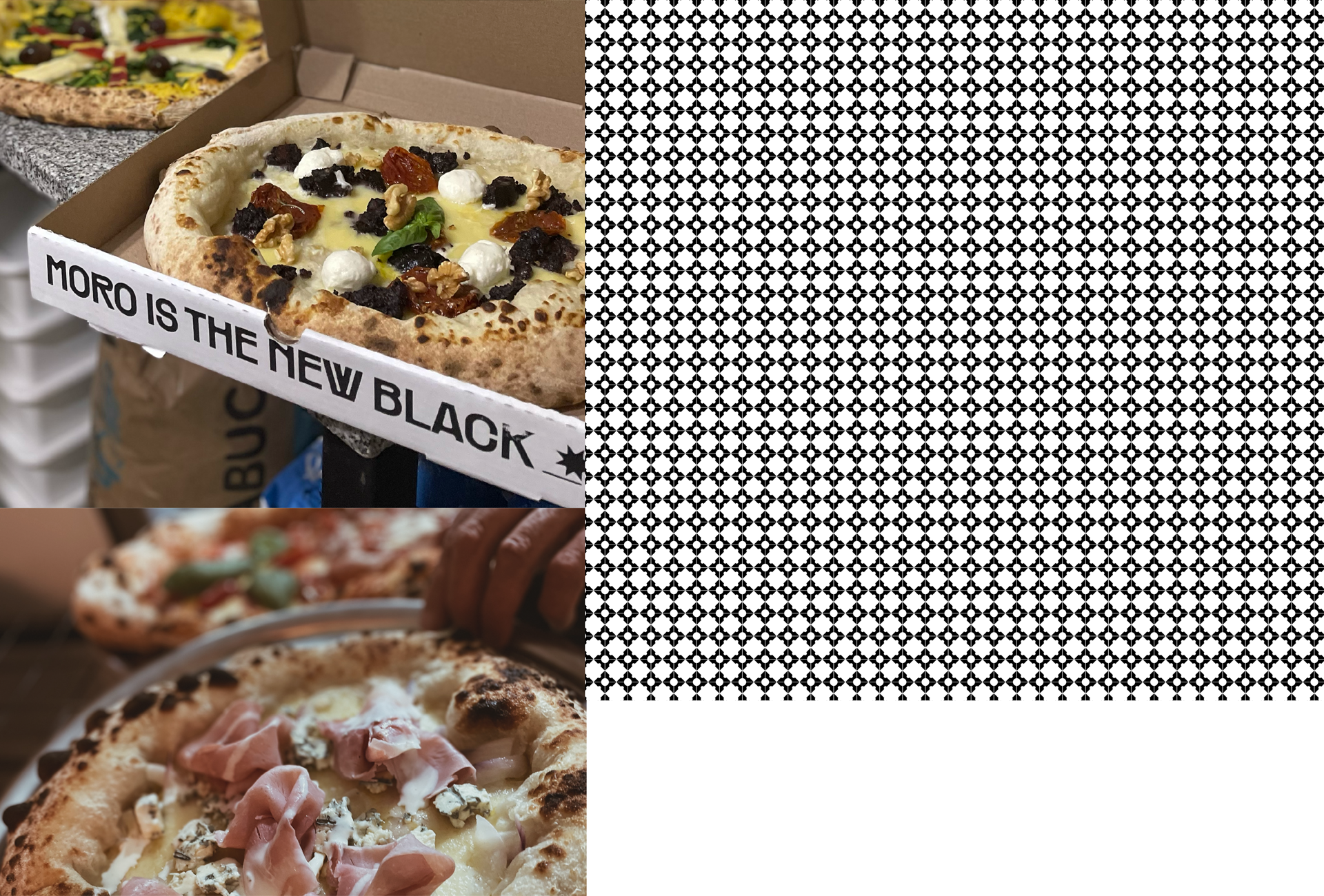 Guapo Moro Pizza Visual Identity 2023 design by Esteban Ibarra