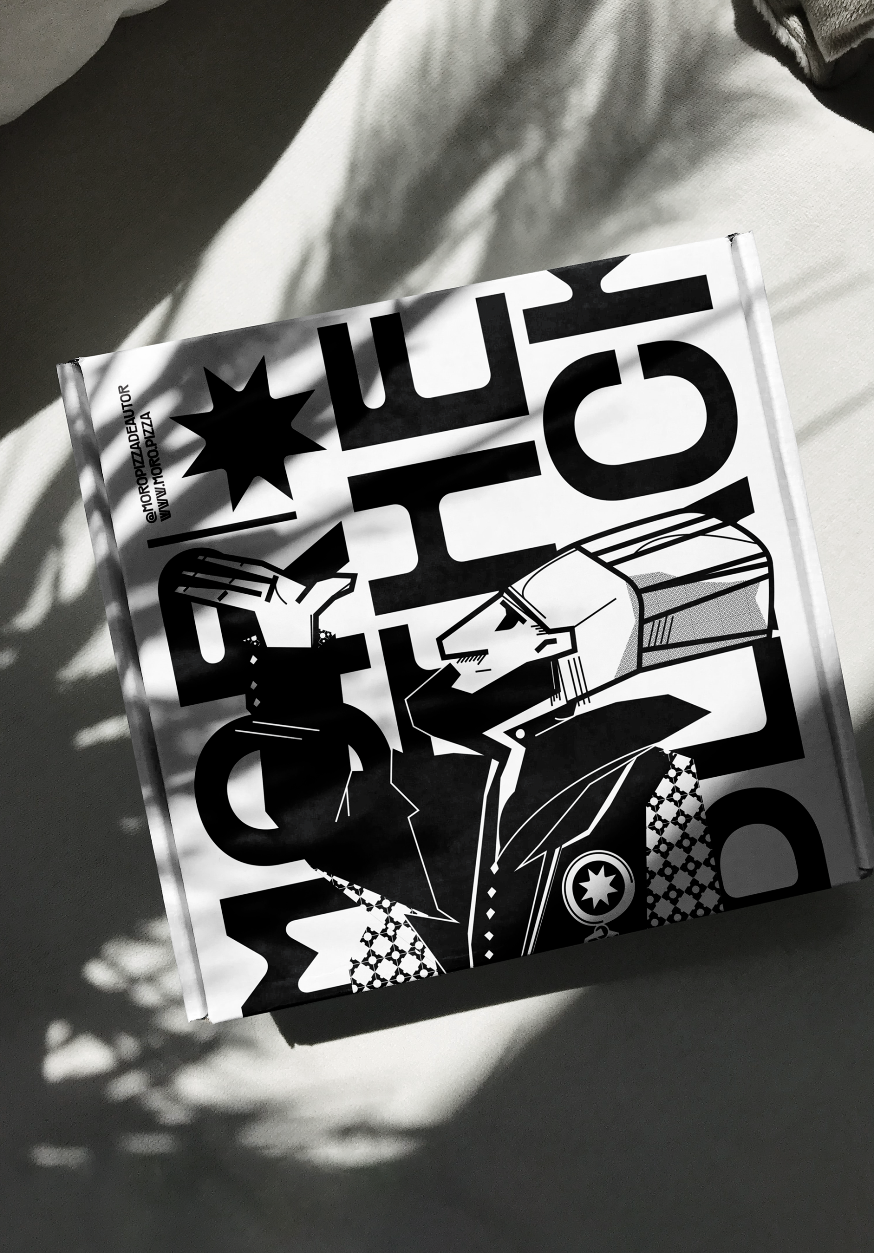 Guapo Moro Pizza Visual Identity 2023 design by Esteban Ibarra