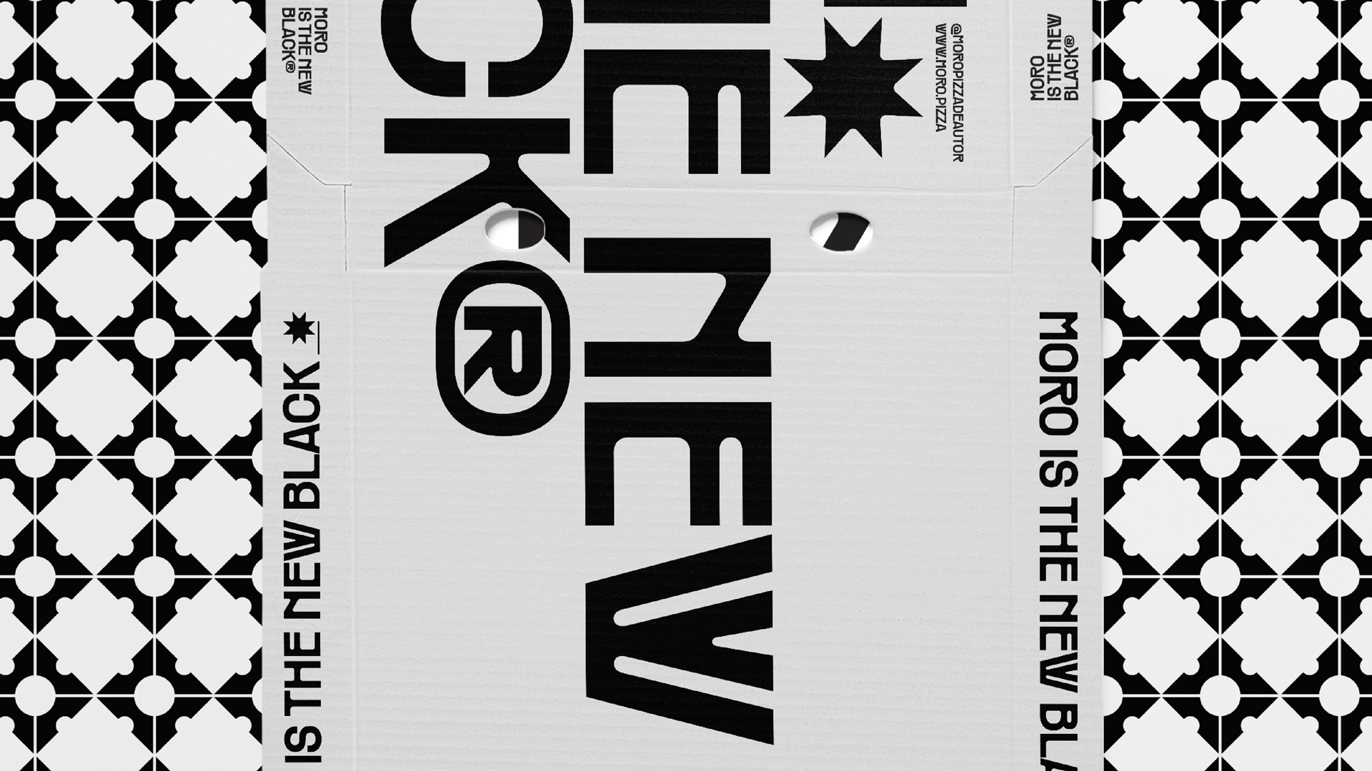 Guapo Moro Pizza Visual Identity 2023 design by Esteban Ibarra