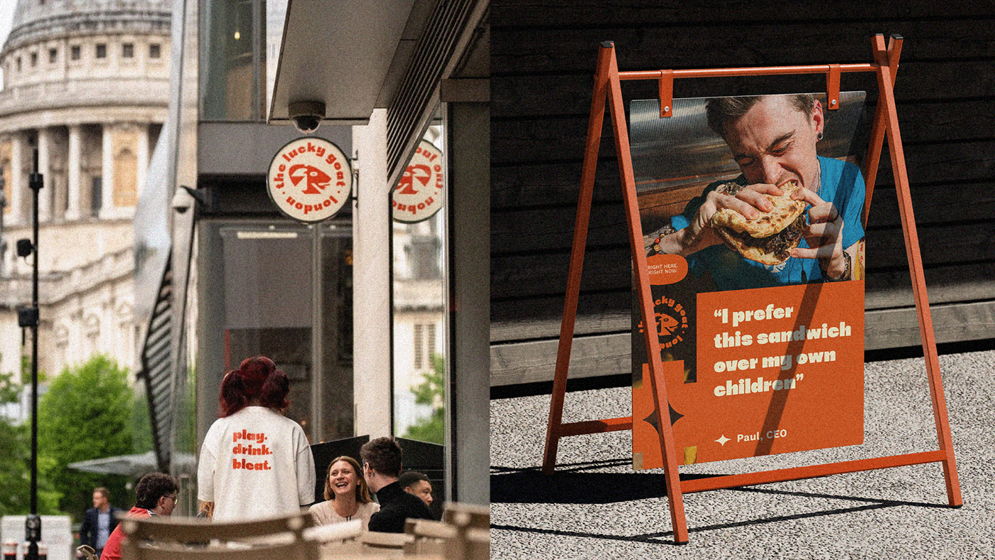 The Lucky Goat Visual Identity Branding Design By Guapo Ula Esteban Ibarra Macarena Lateulade