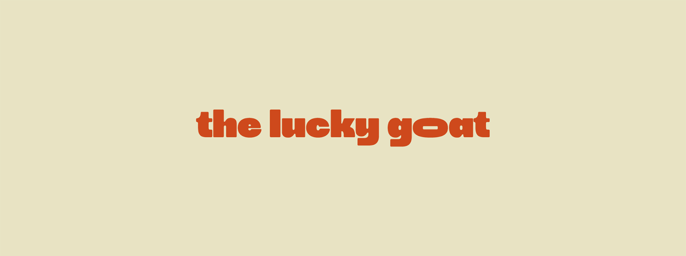 The Lucky Goat Visual Identity Branding Design By Guapo Ula Esteban Ibarra Macarena Lateulade